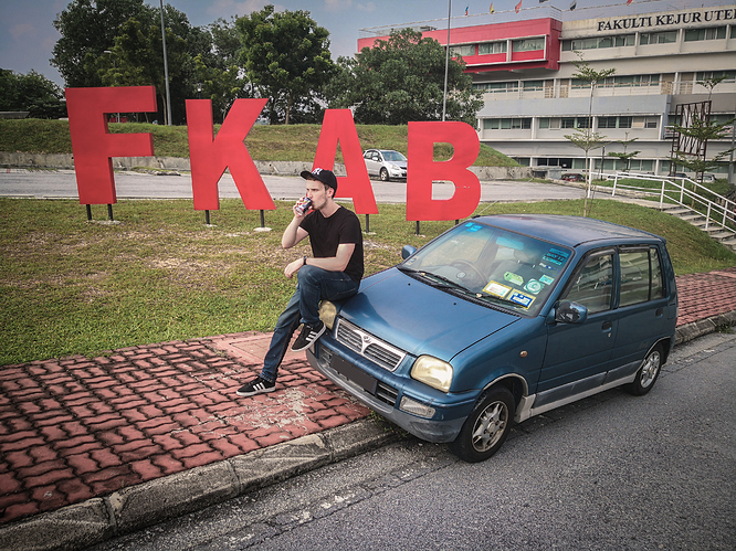 Me being as cool as the Kancil